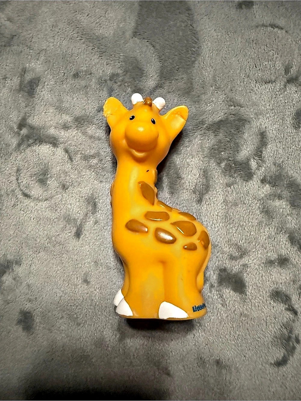 Fisher Price Little People - Giraffe 2007 - Figure Animal Zoo Toy Tail Down